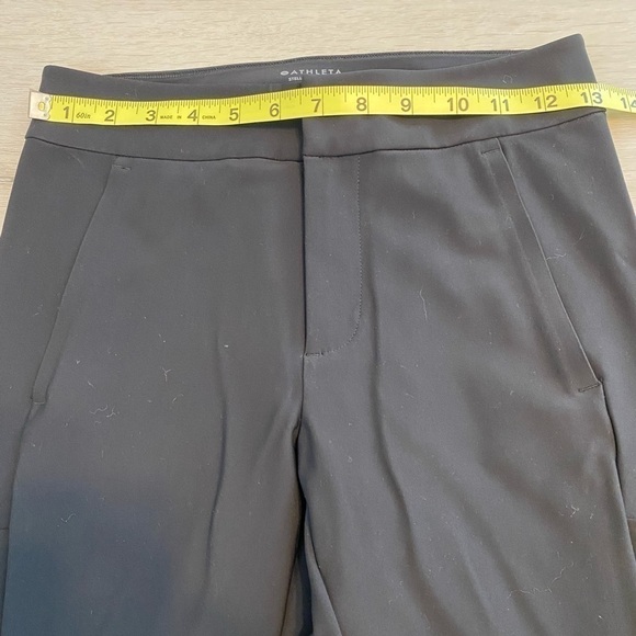 Athleta Stellar Trouser, Black, Hemmed Length, size 2 - Picture 9 of 10
